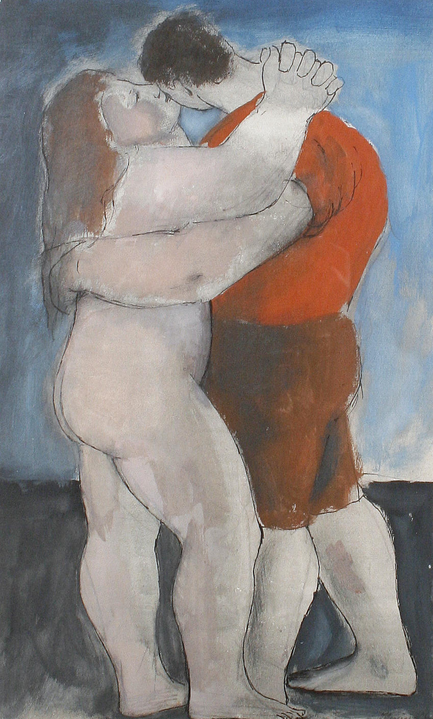 The Lovers by Bernard Meninsky, c.1943-50